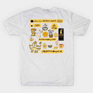 coffee time sticker, stick me  anywere T-Shirt